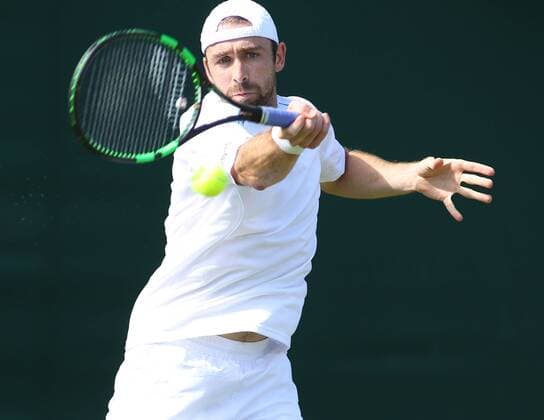 TENNIS - ATP Tennis Herren Wimbledon 2015 LONDON,ENGLAND,29.JUN.15 - TENNIS - ATP World Tour, Wimbledon 2015, Grand Slam. Image shows Benjamin Becker (GER). GEPAxpictures xAlanxGrieves