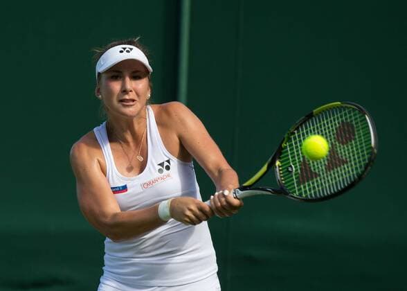 Belinda Bencic (SUI) Tennis - Wimbledon 2015 - Grand Slam ITF ATP Tennis Herren WTA Tennis Damen - AELTC - London - - Great Britain - 29 June 2015. Juergen Hasenkopf