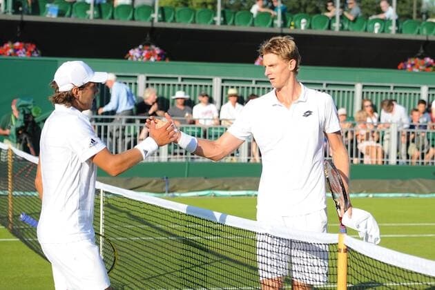Lucas Pouille (Fra) TENNIS : Tournoi de Wimbledon 2015 - 29 06 2015 TennisMagazine Panoramic 