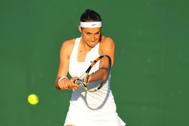 Caroline Garcia (Fra) TENNIS : Tournoi de Wimbledon 2015 - 29 06 2015 TennisMagazine Panoramic 