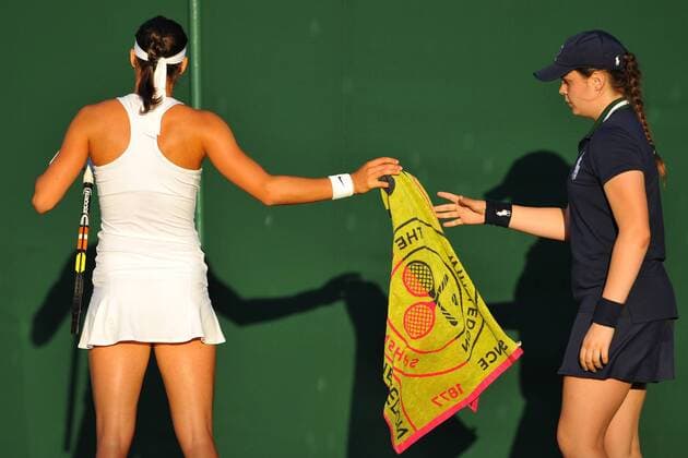Caroline Garcia (Fra) TENNIS : Tournoi de Wimbledon 2015 - 29 06 2015 TennisMagazine Panoramic 