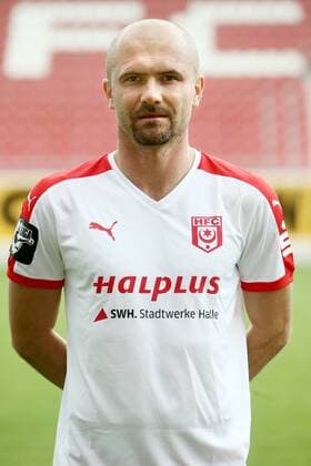 Hallescher FC Fußball Saison 2015-16 Halle Saale, 29.06.2015, Fussball, 3. Liga, Saison 2015 - 2016. , Hallescher FC Mannschaftsfototermin Portrait Porträt. , Im Bild: Ivica Banovic. ,
