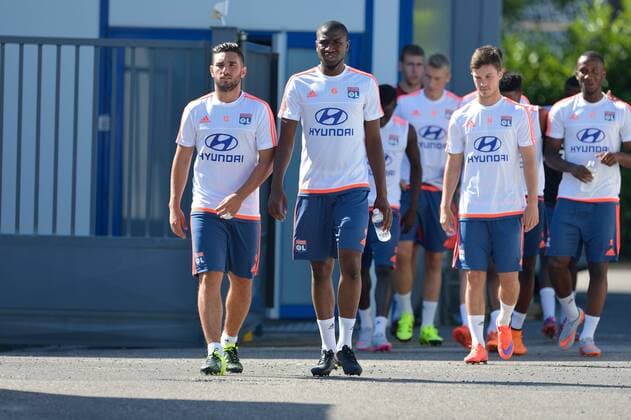 Jordan Ferri - Gueida Fofana FOOTBALL : Trainingsauftakt Olympique Lyon - Ligue 1 - 30 06 2015 FredericChambert 