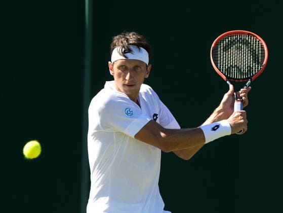 Sergiy Stakhovsky (UKR) Tennis - Wimbledon 2015 - Grand Slam ITF ATP Tennis Herren WTA Tennis Damen - AELTC - London - - Great Britain - 30 June 2015. Juergen Hasenkopf