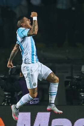 Marcos Rojo during the match between Argentina vs Paraguay, valid for the semifinals of the Copa America 2015 held at the Estadio Municipal de Concepcion.  CarlosxEzequielxVannoni