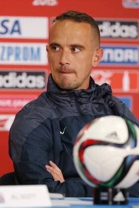 Mark Sampson (ENG), JUNE 30, 2015 - Football Soccer : England press conference PK Pressekonferenz prior to the FIFA Women s World Cup Canada 2015 Semi-final match against Japan at Commonwealth Stadium in Edmonton, Canada. NoxThirdxPartyxSales  (qdwa041594)