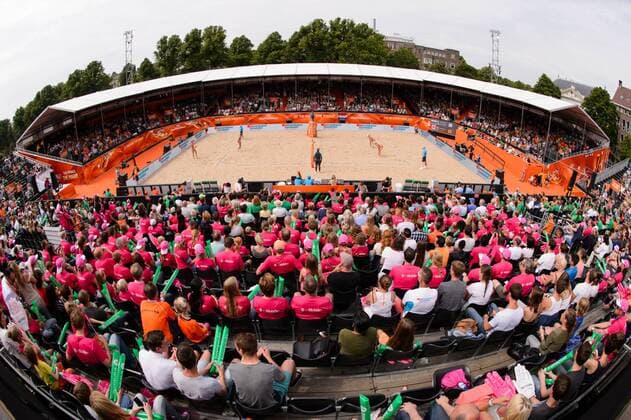 28.06.2015, Den Haag, Hofvijver Stadion World Championships Weltmeisterschaft 2015, Vorrunde Übersicht Uebersicht Hofvijver Stadion Feature