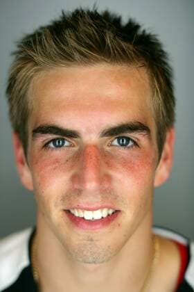 Philipp Lahm - Fußball WM 2006 in Deutschland, Nationalspieler im exklusiven Big Eye Portrait.. Fußball International Deutsche Fußballnationalmannschaft