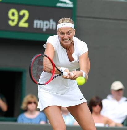 TENNIS - WTA Tennis Damen Wimbledon 2015 LONDON,ENGLAND,02.JUL.15 - TENNIS - WTA Tour, Wimbledon 2015, Grand Slam. Image shows Petra Kvitova (CZE). GEPAxpictures xAlanxGrieves
