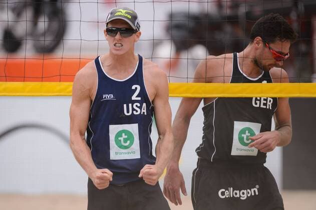 02.07.2015, Den Haag, Hofvijver Stadion World Championships Weltmeisterschaft 2015, 2. K.O. Runde Jubel Tri Bourne ( 2 USA)