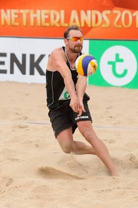 02.07.2015, Den Haag, Hofvijver Stadion World Championships Weltmeisterschaft 2015, 2. K.O. Runde Abwehr Kay Matysik ( 2 GER)