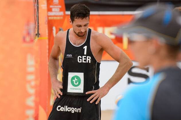 02.07.2015, Den Haag, Hofvijver Stadion World Championships Weltmeisterschaft 2015, 2. K.O. Runde Jonathan Erdmann ( 1 GER) enttäuscht enttaeuscht traurig