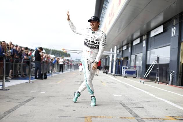 Motorsports: FIA Formula One World Championship WM Weltmeisterschaft 2015, Grand Prix of Great Britain, 6 Nico Rosberg (GER, Mercedes AMG Petronas Formula One Team), xHOCHxZWEIx