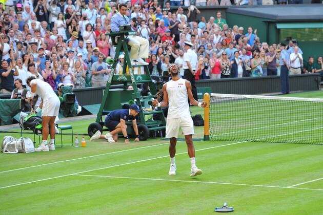Dustin Brown (Ger) def Rafael Nadal (Esp) TENNIS : Wimbledon 2015 - 02 07 2015 TennisMagazine 