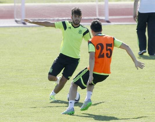 Aktuell Fußball, U19 EM, Training Nationalteam Spanien Spain s U-19 national team Nationalteam during the training session. In this picture, Dani Ceballos. xJOSExA.xGARCIAx 