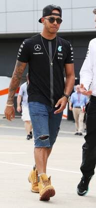 HAMILTON Lewis F1 Team Mercedes AMG im Fahrerlager Motorsport F1 GP von England in Silverstone 2015 am 03.Juli 2015 