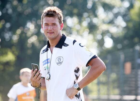 Leipzig, 02.07.2015, DHfK Trainingsgelände, Handball, 1. Bundesliga, Trainingsauftakt des SC DHfK Leipzig Saison 2015 16 , Im Bild: Trainer Christian Prokop, DHfK Leipzig. ,