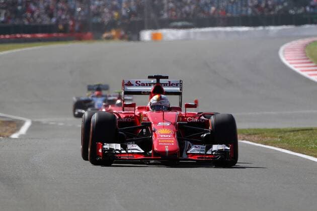 British Grand Prix, Silverstone 2 - 5 July 2015 03.07.2015 - Free Practice 1, Sebastian Vettel (GER) Scuderia Ferrari SF15-T 