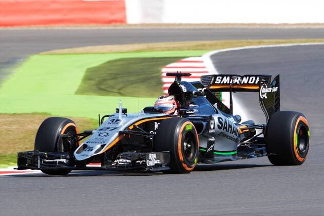 03.07.2015. Silverstone, Northants, England. Formula 1 British Grand Prix practice. Nico Hulkenberg, India Sahara Force India F1 Team. xTimxWilliamsx  ActionPlus11637163