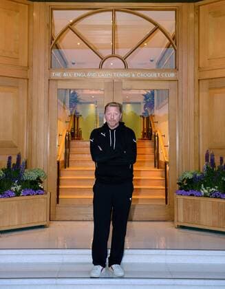 BECKER Boris in Wimbledon Vor 30 Jahren gewann Boris Becker das erste mal in Wimbledon Wimbledon den 26.06.2015 