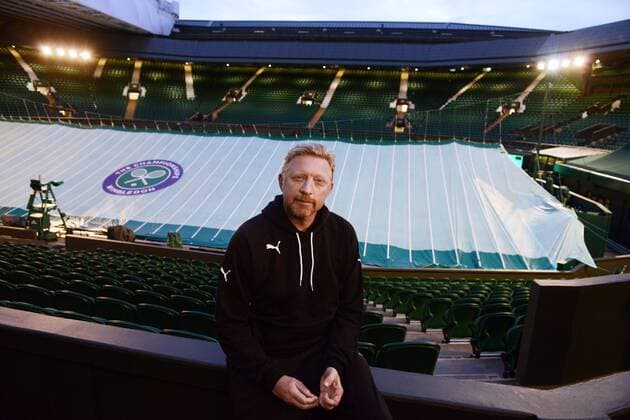 BECKER Boris in Wimbledon auf dem Center Court in seinem Wohnzimmer Vor 30 Jahren gewann Boris Becker das erste mal in Wimbledon Wimbledon den 26.06.2015 