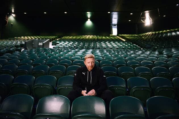 BECKER Boris in Wimbledon auf dem Center Court in seinem Wohnzimmer Vor 30 Jahren gewann Boris Becker das erste mal in Wimbledon Wimbledon den 26.06.2015 