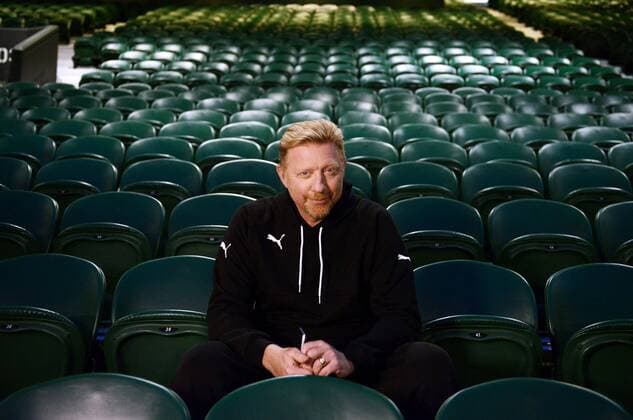 BECKER Boris in Wimbledon auf dem Center Court in seinem Wohnzimmer Vor 30 Jahren gewann Boris Becker das erste mal in Wimbledon Wimbledon den 26.06.2015 