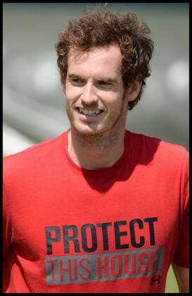 Aktuell Tennis, Wimbledon, Tag 5, Training Andy Murray . 03 07 2015. London, United Kingdom. Andrew Murray training on day 5 of the Wimbledon Tennis Championships.  xAndrewxParsonsx xixImagesx IIM-10679-0022