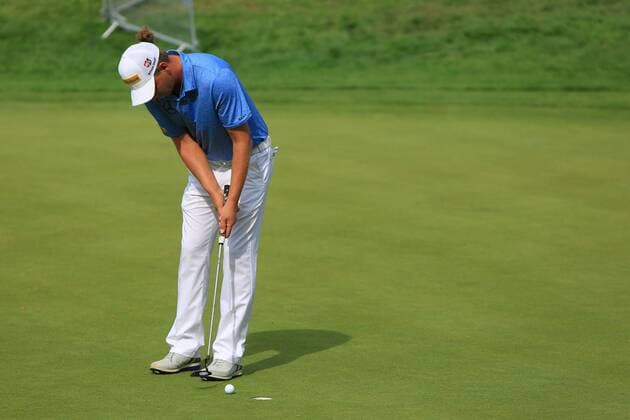 Aktuell Golf, Open de France July 3, 2015 - St Quentin En Yvelines, Yvelines, France - The German player MARCEL SIEM in action during the second round of the Alstom French Open at the Golf National of Saint Quentin en Yvelines Golf 2015 - Open de France - Round 2 - ZUMAp119