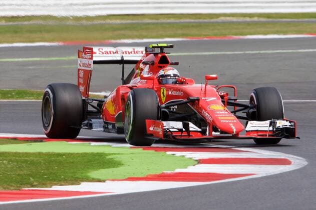 03.07.2015. Silverstone, Northants, England. Formula 1 British Grand Prix practice. Kimi Raikkonen, Scuderia Ferrari. xTimxWilliamsx  ActionPlus11637292