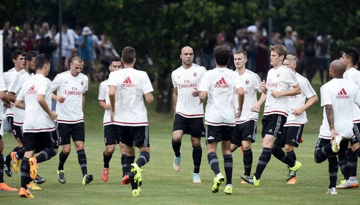 Aktuell Fußball, Italien, Training AC Mailand Carnago AC Milan Training Alex 
