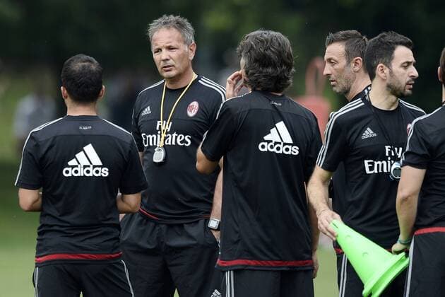 Aktuell Fußball, Italien, Training AC Mailand Carnago AC Milan Training Sinisa Mihajlovic 