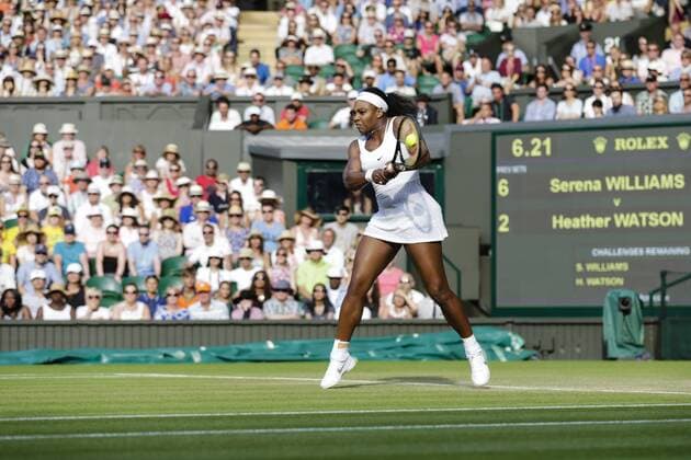 03.07.2015. Wimbledon, England. The Wimbledon Tennis Championships. Ladies Singles third round match between top seed Serena Williams (USA) and Heather Watson (GBR). Serena Williams in action xCraigxMercerx  ActionPlus11637352