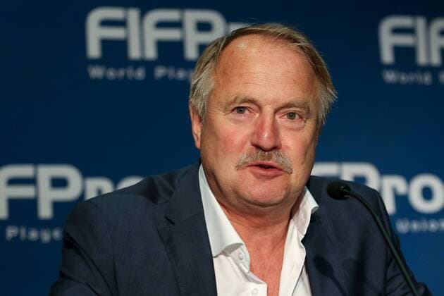 Theo van Seggelen (Generalsekretär, Secretary-General of FIFPro) auf der Pressekonferenz der Gewerkschaft FIFPro World Players Union, Fussball, FIFA Frauen-WM 2015, Pressekonferenz, xozx