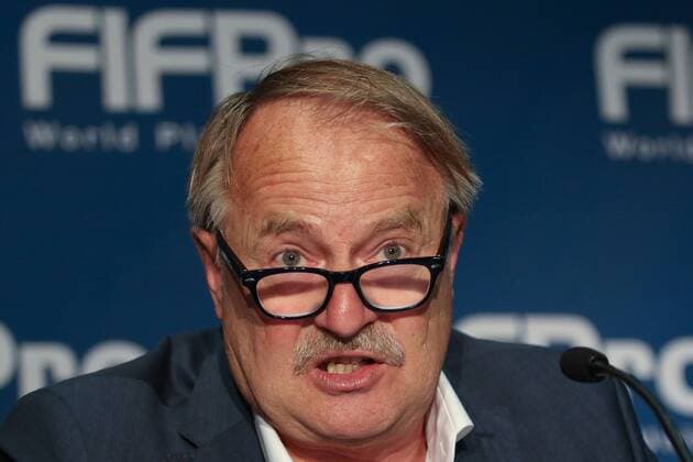 Theo van Seggelen (Generalsekretär, Secretary-General of FIFPro) Porträt, Portrait, auf der Pressekonferenz der Gewerkschaft FIFPro World Players Union, Fussball, FIFA Frauen-WM 2015, Pressekonferenz, xozx