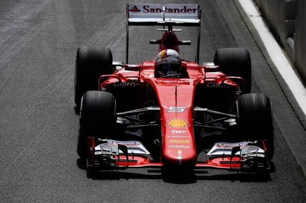 Sebastian Vettel, Scuderia Ferrari, formula 1 GP, Great Britain in Silverstone 04.07.2015 Photo:mspb Lukas Gorys Sebastian Vettel, formula 1 GP, Great Britain
