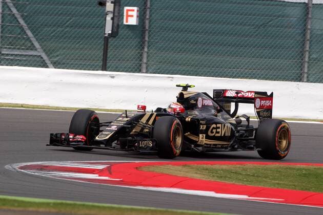 British Grand Prix, Silverstone 2 - 5 July 2015 04.07.2015 - Free Practice 3, Pastor Maldonado (VEN) Lotus F1 Team E23 