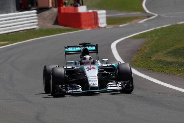 British Grand Prix, Silverstone 2 - 5 July 2015 04.07.2015 - Qualifying, Lewis Hamilton (GBR) Mercedes AMG F1 W06 