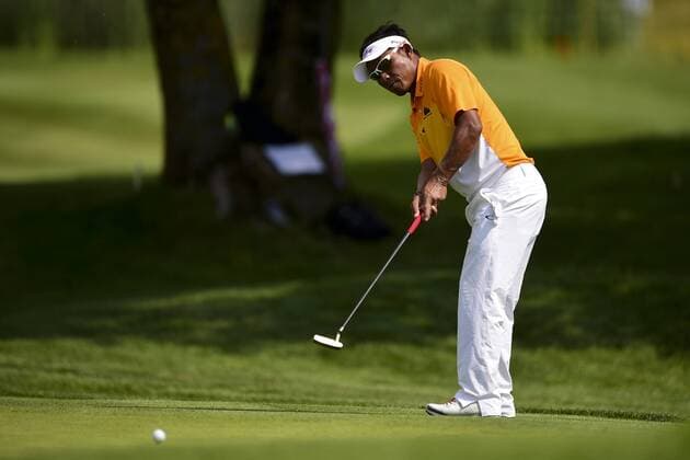 Thongchai Jaidee (tha) GOLF : Alstom Open de France 2015 - St Quentin en Yvelines - 04 07 2015 JBAutissier Panoramic 