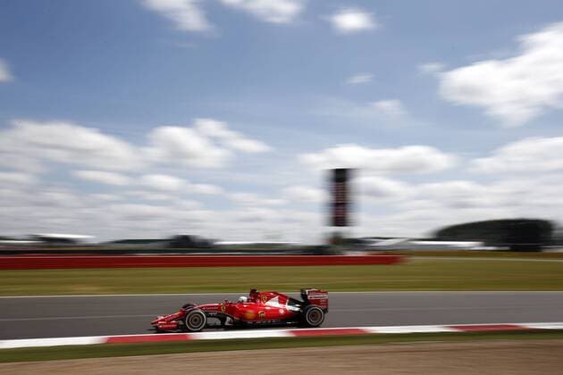 Motorsports: FIA Formula One World Championship WM Weltmeisterschaft 2015, Grand Prix of Great Britain, 5 Sebastian Vettel (GER, Scuderia Ferrari), xHOCHxZWEIx