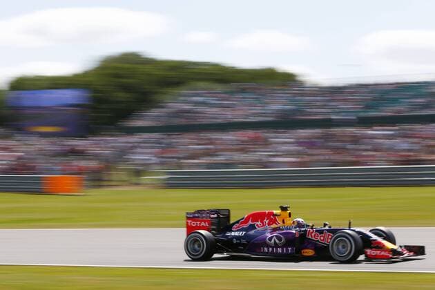 Motorsports: FIA Formula One World Championship WM Weltmeisterschaft 2015, Grand Prix of Great Britain, 3 Daniel Ricciardo (AUS, Infiniti Red Bull Racing), xHOCHxZWEIx