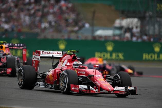 British Grand Prix, Silverstone 2 - 5 July 2015 05.07.2015- Race, Kimi Raikkonen (FIN) Scuderia Ferrari SF15-T 