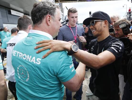 Motorsports: FIA Formula One World Championship WM Weltmeisterschaft 2015, Grand Prix of Great Britain, 44 Lewis Hamilton (GBR, Mercedes AMG Petronas Formula One Team), xHOCHxZWEIx