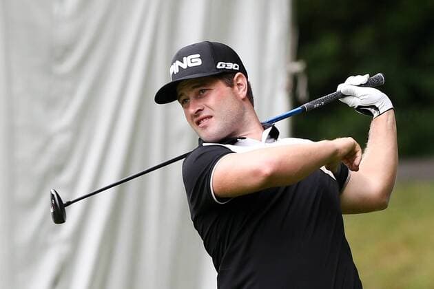 July 3, 2015 - White Sulphur Springs, West Virginia, United States - David Lingmerth tees off the 10th hole during the second round of The Greenbrier Classic at The Old White TPC. PGA Golf Herren 2015 - Greenbrier Classic - Round 2 - ZUMAw109