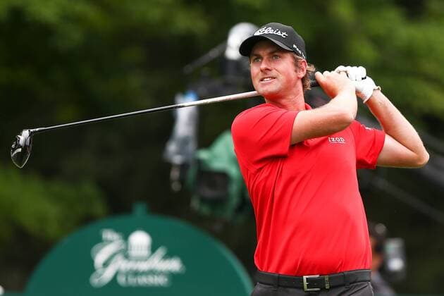 July 3, 2015 - White Sulphur Springs, West Virginia, United States - Webb Simpson tees off the 12th hole during the second round of The Greenbrier Classic at The Old White TPC. PGA Golf Herren 2015 - Greenbrier Classic - Round 2 - ZUMAw109