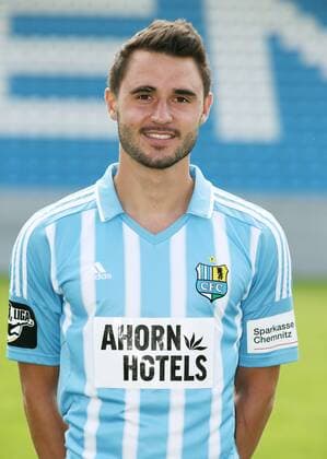 Chemnitz, 08.07.2015, Stadion an der Gellertstrasse, Fußball, 3.Liga , Chemnitzer FC, Mannschaftspräsentation für die Saison 2015 2016. , Mannschaftsfoto, Teamfoto. , Im Bild: Kevin Conrad. ,