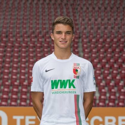 Bastian Kurz (FC Augsburg 26), FC Augsburg, Porträttermin 2015 2016