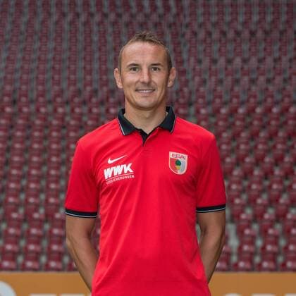 Tobias Zellner (Co-Trainer FC Augsburg), FC Augsburg, Porträttermin 2015 2016