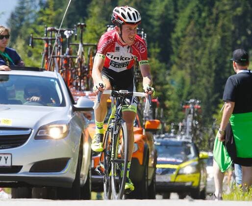 10.07.2015 Kitzbühel ,Österreich , Radsport 67. Österreich Rundfahrt 6.Etappe Lienz - Kitzbühler Horn Chris Anker Sörensen DEN Team Tinkoff Saxo 