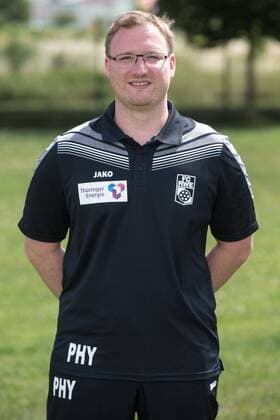 Weissensee , 100715 , Fussball 3.Liga FC Rot Weiss Erfurt Mannschaftsfoto , Portrait , Portraittermin im Bild: Physiotherapeut Lars Klein (Erfurt)